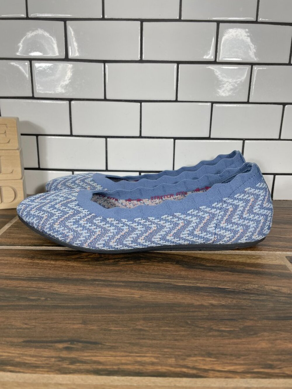 Skechers Cleo 2.0 Like Treasure Womens Size 9 Shoes Blue Comfort Ballet Flat